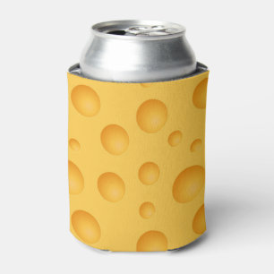 Geel kaaspatroon blikjeskoeler