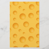 Geel kaaspatroon briefpapier (Voorkant)