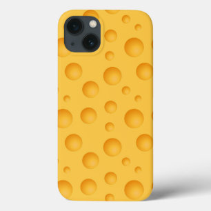 Geel kaaspatroon iPhone 13 hoesje