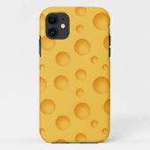 Geel kaaspatroon Case-Mate iPhone case (Achterkant)