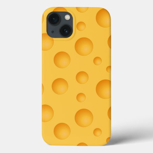 Geel kaaspatroon Case-Mate iPhone case (Achterkant)