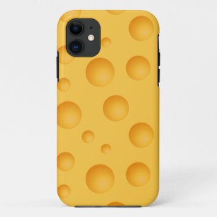 Geel kaaspatroon Case-Mate iPhone case