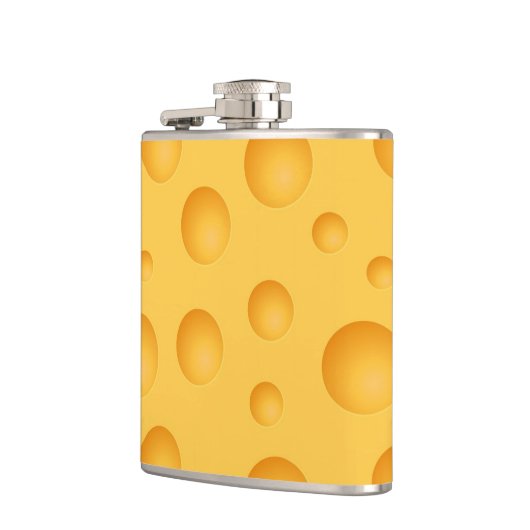 Geel kaaspatroon heupfles (Links)