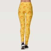 Geel kaaspatroon leggings (Achterkant)