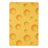 Geel kaaspatroon mini klembord (Achterkant)