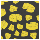 Geel kaaspatroon stof (Close Up)