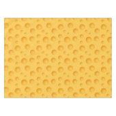 Geel kaaspatroon tafelkleed (Voorkant (Horizontaal))