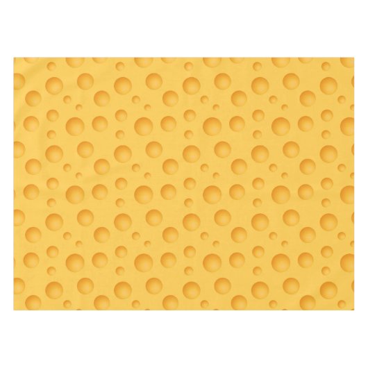 Geel kaaspatroon tafelkleed (Voorkant (Horizontaal))