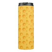 Geel kaaspatroon thermosbeker (Achterkant)