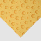 Geel kaaspatroon tissuepapier (Detail)