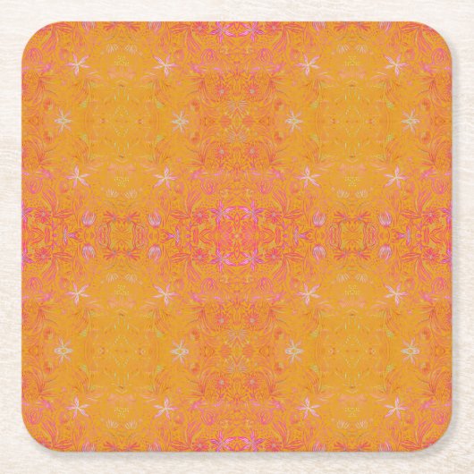  geel kartonnen onderzetters (Voorkant)