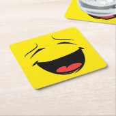 GEEL KARTONNEN ONDERZETTERS (Schuin)