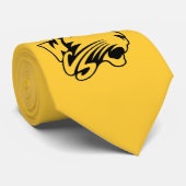 Geel kat Stropdas (Opgerold)