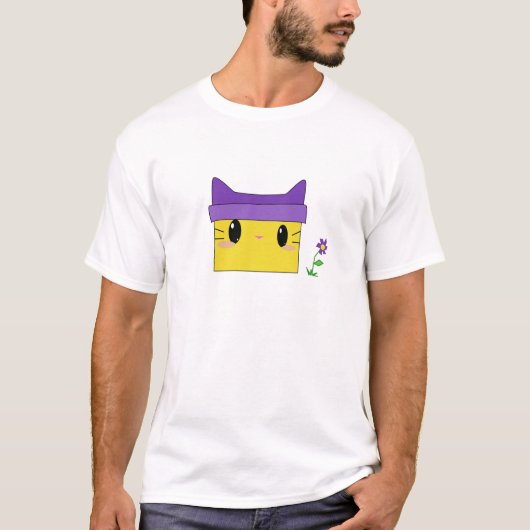 Geel Kat T-shirt (Voorkant)