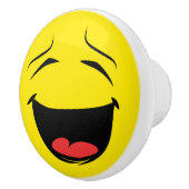 GEEL KERAMISCHE KNOP (Rechts)