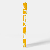 Geel kerstpatroon Case-Mate iPhone case (Achterkant / Rechts)