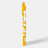 Geel kerstpatroon Case-Mate iPhone case (Achterkant / Links)