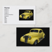 Geel Klassiek Visitekaartje (Voorkant / Achterkant)