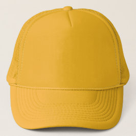 Geel Klassieke Eenvoudige Stevige Kleur Trucker Ho Trucker Pet
