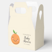 Geel klein cutie Baby shower Bedankdoosjes (Geopend)
