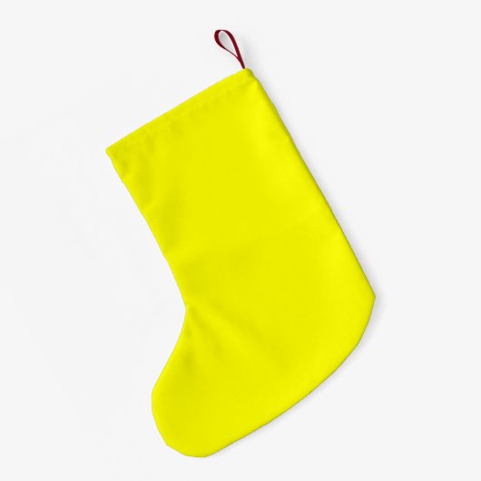 Geel Kleine Kerstsok (Achterkant (Hangend))