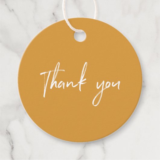 Geel Kleine Onderneming Dank u het Label van het P (Voorkant)