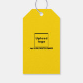 Geel Kleur Zakelijk Product Prijs Label Cadeaulabel (Achterkant)