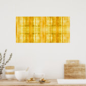 Geel kleurenkleurenschildpad Poster afdrukken (Keuken)