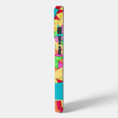 Geel Kleurrijk Patchwork Quiltblok Aangepast Case-Mate iPhone Case (Achterkant / Links)