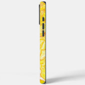 Geel Kleurrijke Abstracte Marmeren Textuur Vloeist Case-Mate iPhone Case (Achterkant / Links)