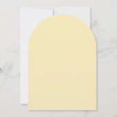 Geel Kleurrijke Bloemen Bruids Douche Uitnodiging (Achterkant)