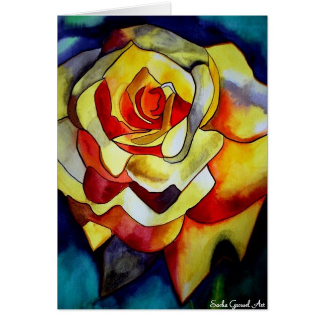 Geel klimmen Freesia (Voorkant)