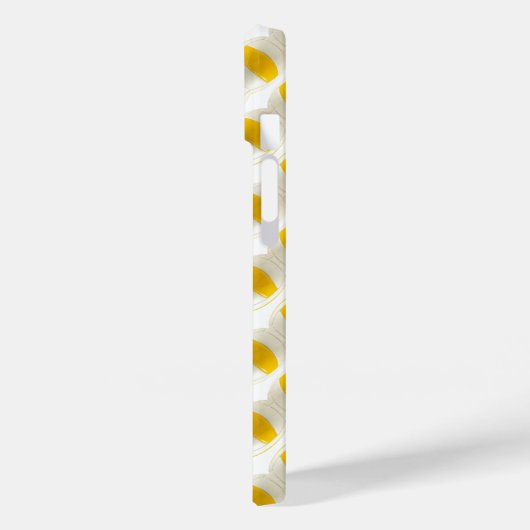 Geel kogelpatroon Case-Mate iPhone case (Achterkant / Links)