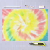 Geel koraal Aqua Tie Dye Tissuepapier (Craft)