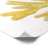 Geel koraal poster (Hoek)