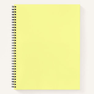 Geel krijt spiraal notebook notitieboek