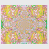 Geel kristalpapier cadeaupapier (Vlak)