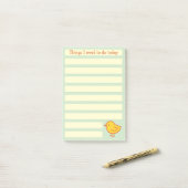 Geel Kuiken, Takenlijst, Groen en Geel Post-it® Notes (Op bureau)