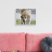 Geel LAb-Afbeelding Canvas Afdruk (Insitu (Woonkamer))