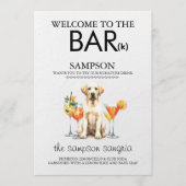 Geel Lab Bar Menu (Voorkant)