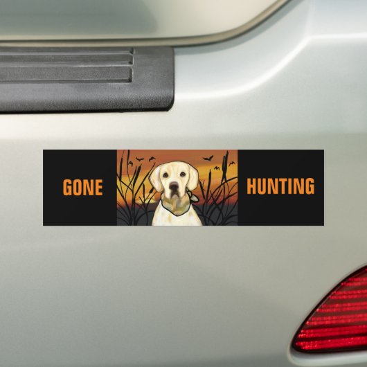 GEEL LAB BUMPERSTICKER (Op auto)