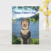 Geel Lab in Camo Vaderdag Kaart (Gele Bloem)