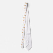 Geel lab - Labrador Retriever Breed Silhouette Stropdas (Achterkant)