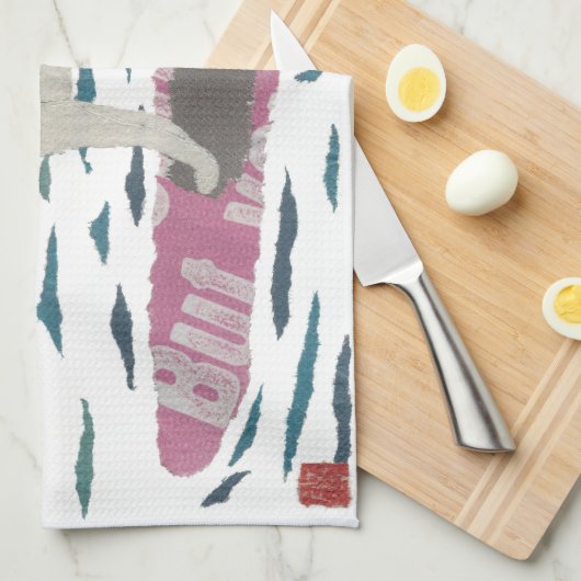 Geel lab, labrador Retriever, strand Dog Theedoek (Quarter Fold)