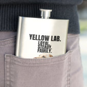 Geel Lab Loyalty RVS Fles Flacon (Voorbeeld)