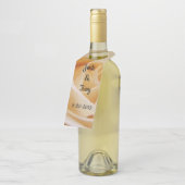 Geel Label van het Rozenweddenschap (Schuin)