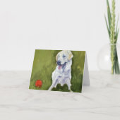 Geel Laboratorium met Rode Bal Kaart (Voorkant)