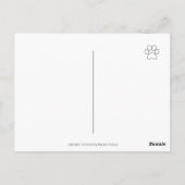 Geel Labrador Bikini Girl Happy Summer Briefkaart (Achterkant)