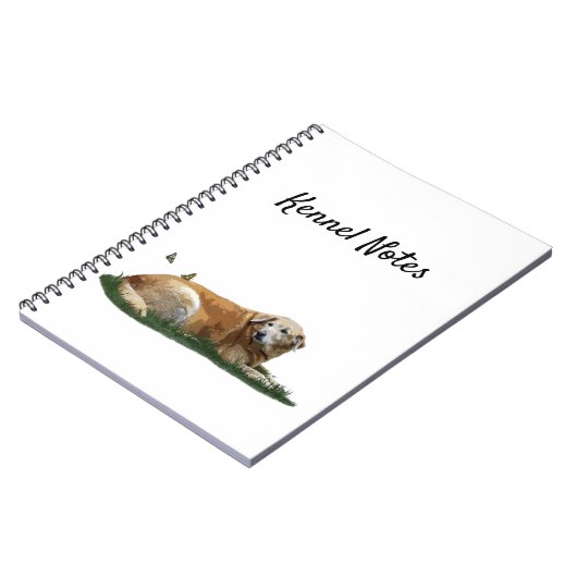 Geel labrador gemengd Breed Notitieboek (Linkerzijde)