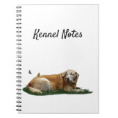 Geel labrador gemengd Breed Notitieboek (Voorkant)